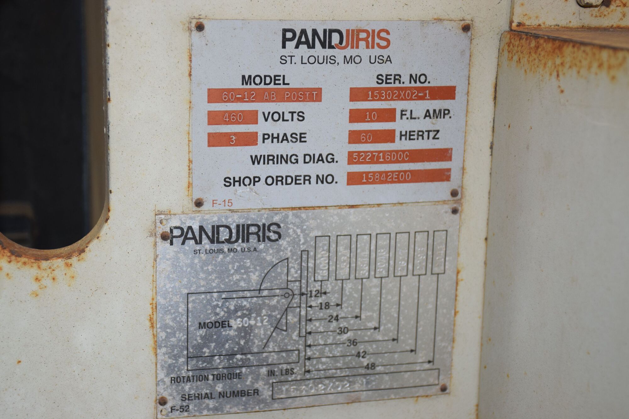 PANDJIRIS 60-12 AB Welding, Positioners | Gulf Coast Machinery, LLC